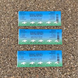 3 General Admission Tickets To Keeneland 