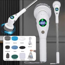 Electric Spin Brush Cleaner 8 In 1