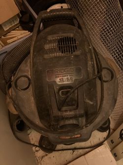 Rigid Shop Vac 12 Gallon, 5 HP