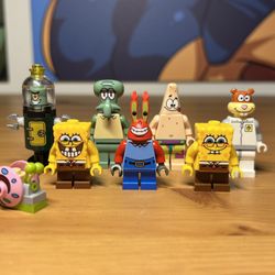 Lego SpongeBob SquarePants Minifigure Lot