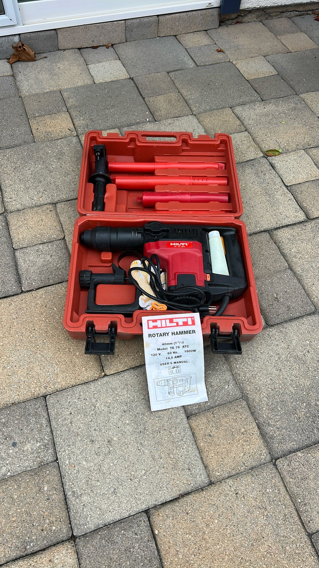 HILTI Rotary Hammer Model TE 76 ATC