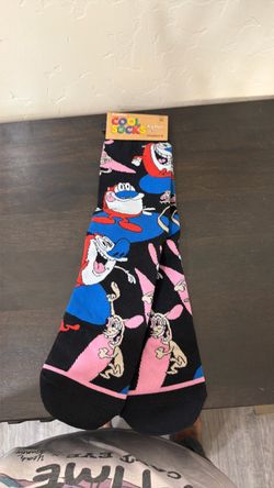 Ren and stimpy socks