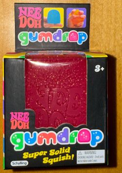 Needoh Gumdrop Pink Super Solid Squish