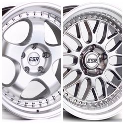 ESR 18" Wheels fit 5x112 5x114 5x100 (only 50 down payment/ no CREDIT CHECK)