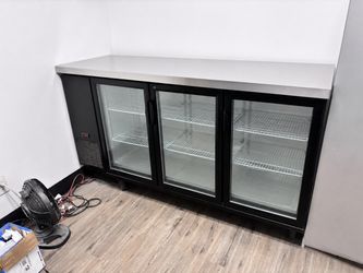 3-Door Commercial Back Bar Refrigerator