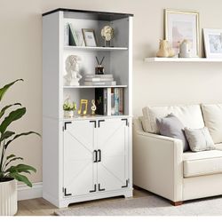 Karl home 70.9" Tall Bookcase with 2 Doors