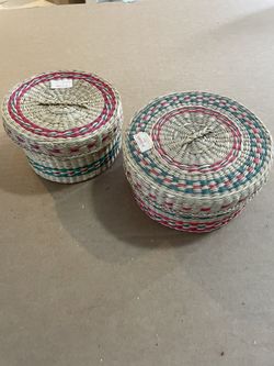 Straw Baskets Mexican