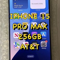 iPhone 15 Pro Max 256GB AT&T Natural titanium 