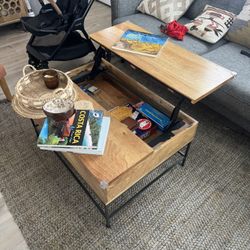 West Elm Storage Industrial Coffee Table 