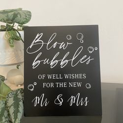 Wedding Event Party Wooden Sign 