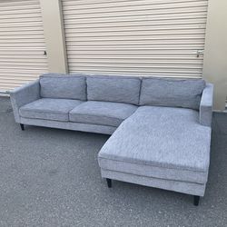 FREE DELIVERY Living Spaces Gray Sectional 