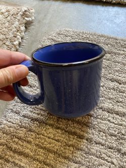 Marlboro Unlimited Blue Speckled Stoneware Coffee/Tea Mug/Cup