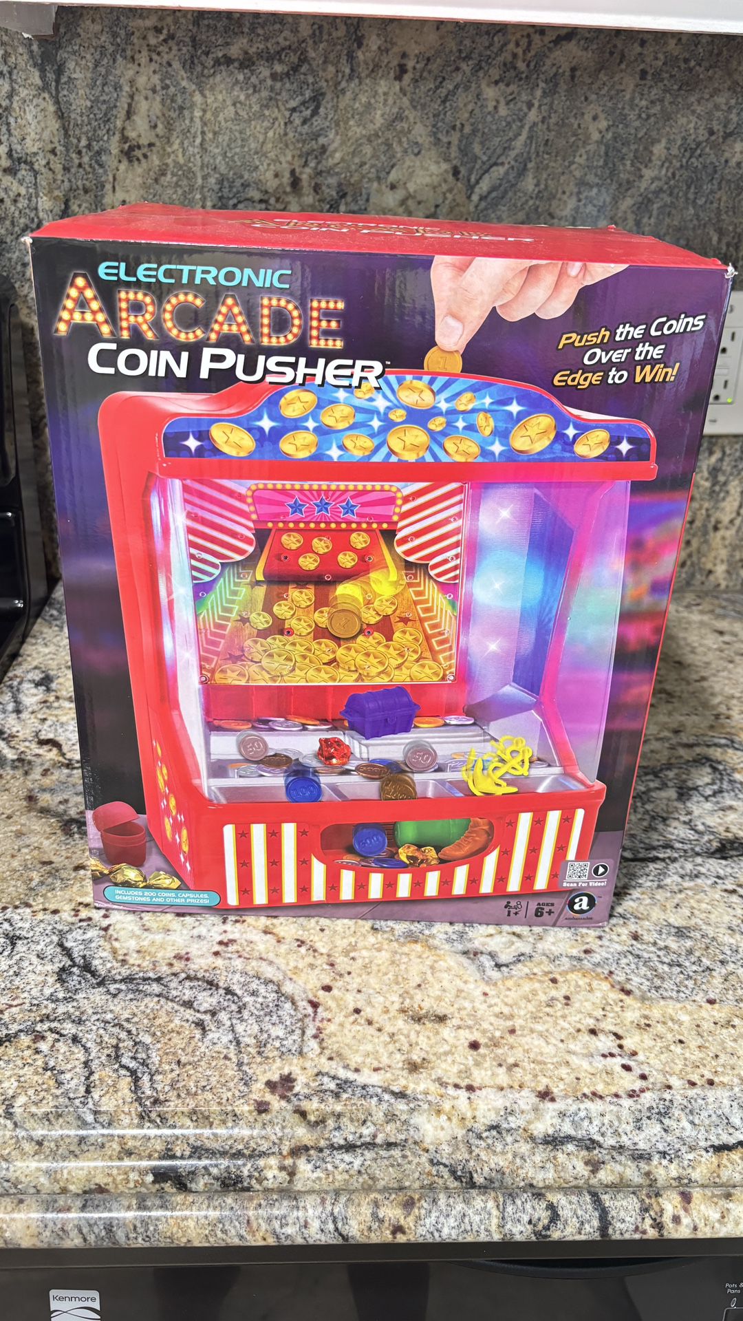 Electronic arcade Coin pusher 