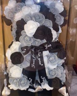 Rose Bear Gift Keepsake $30