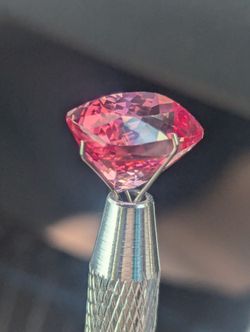 Certified 14.1 Carat Rose Pink Sapphire