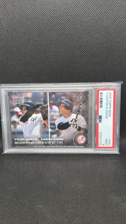 2016 Topps Now Aaron Judge & Tyler Austin #351 - Call Up RC- PSA 9 NY Yankees MT