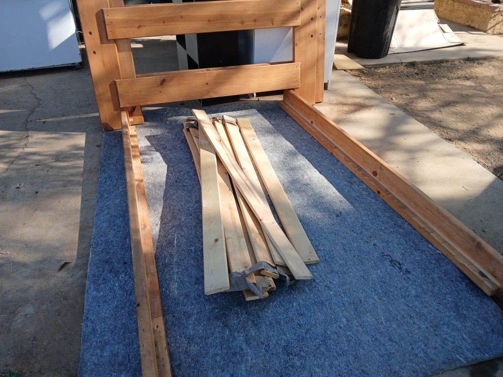 Wooden Twin Bed