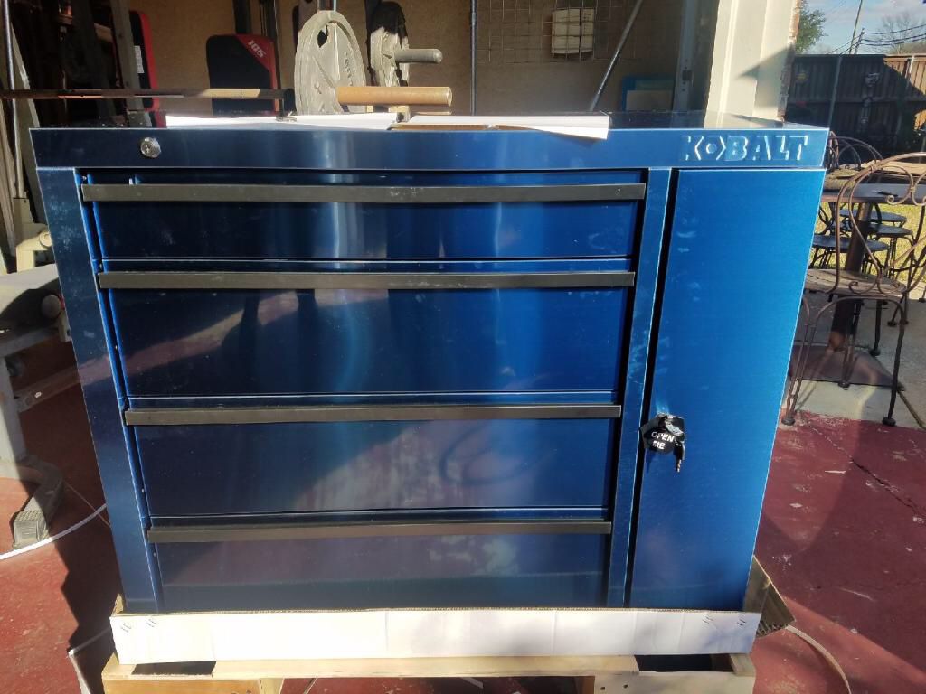 5 drawer Extra Large Kobalt Blue Tool Box ***NEW***