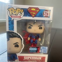 Funko Pop Heroes  Exclusive 2025 Fall convention Limited Edition Superman 