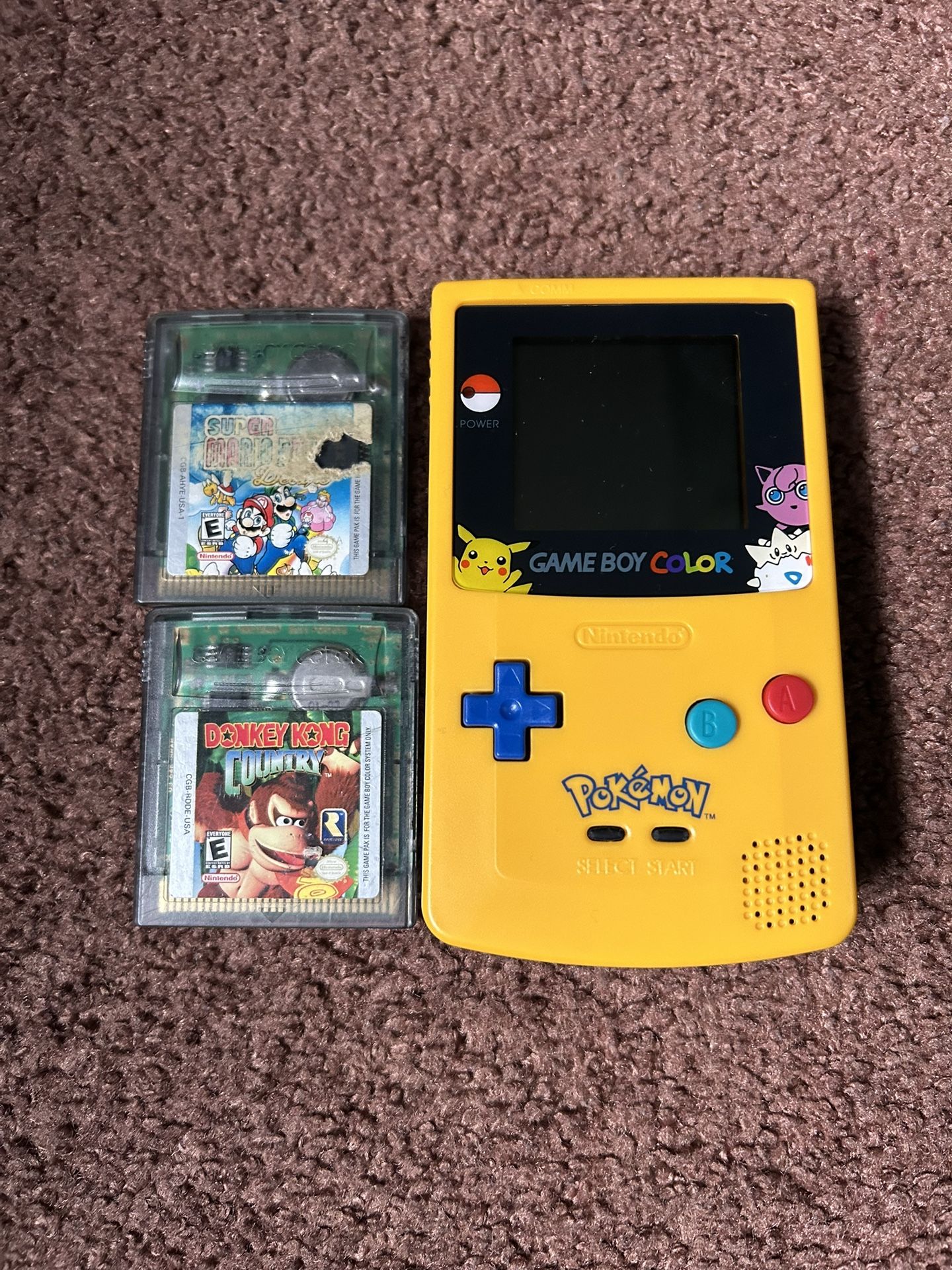 Nintendo Game Boy With Games