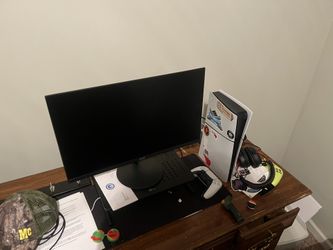 Sweet Entire Ps5 Set Up With 2 Controllers And 100hz Monitor For 400!