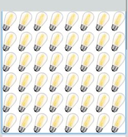 S14 LED Filament Bulbs Bulk Lot—48packs