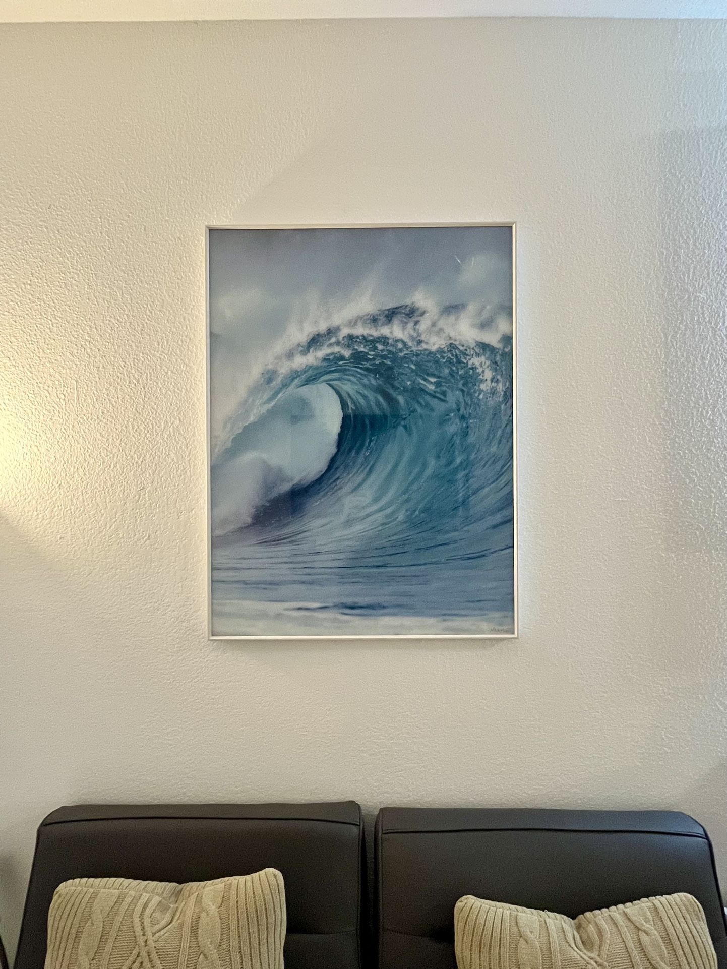 Large Framed Wave Picture