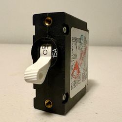 Blue Sea Systems A-Series 15A Toggle Circuit Breaker – Single Pole (NEW)