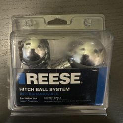 Reese Hitch Ball System Interchangeable 3 Pack 1" ((contact info removed)) 3 Hitch Balls BRAND NEW SEALED