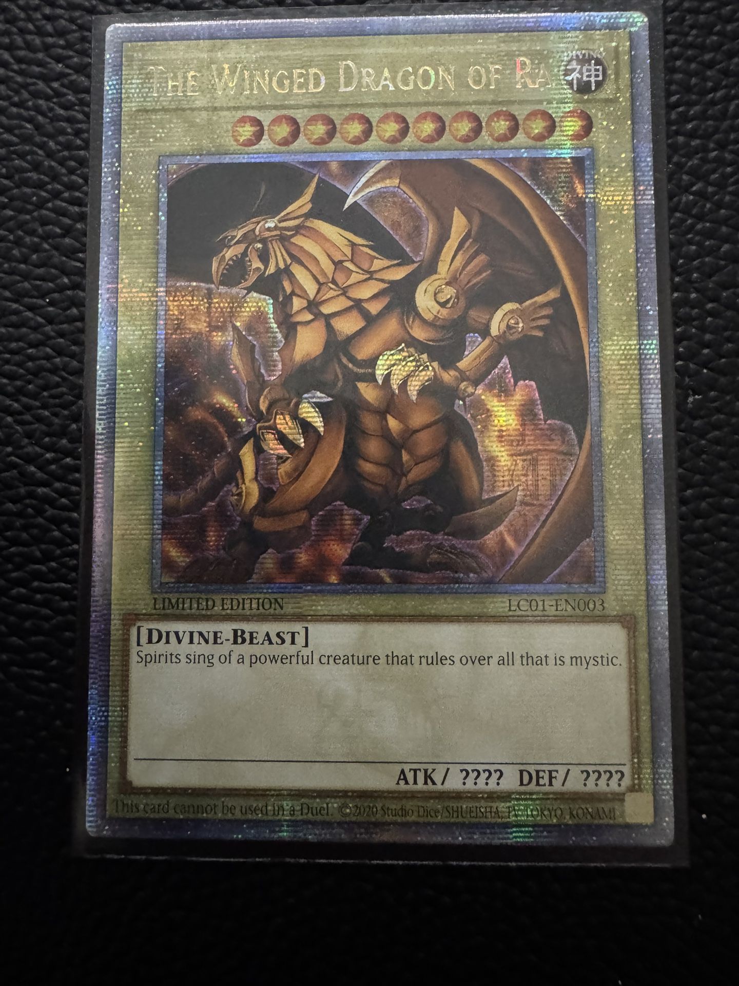 Yu-Gi-Oh! Winged Dragon Of Ra QCR