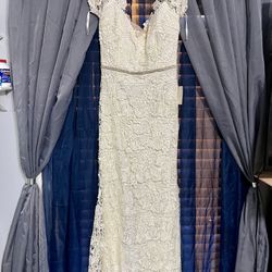 Ivory Lace Dress Size Small