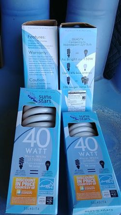 40 watt sun star bulbs