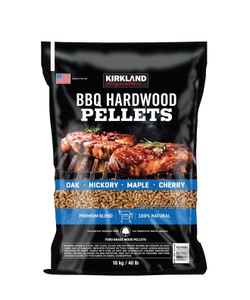 Used two of item Kirkland Signature Premium Blend BBQ Hardwood Pellets, 40 lb