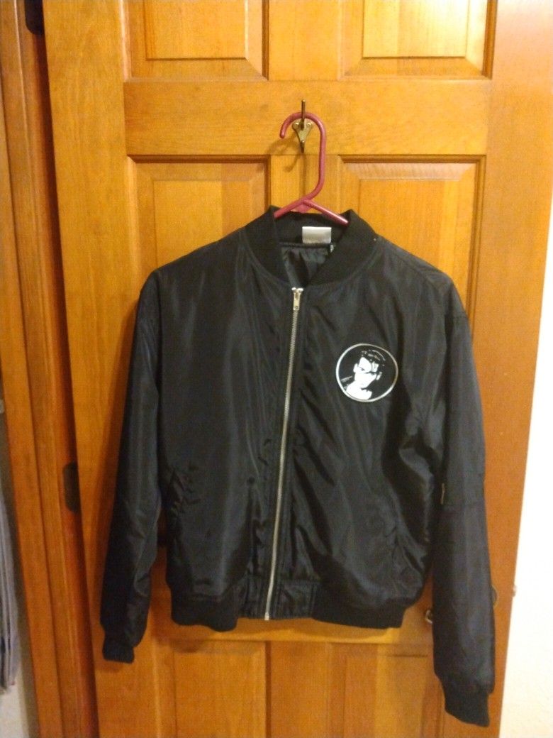 Cry Baby Patch Bomber Jacket -Forever 21