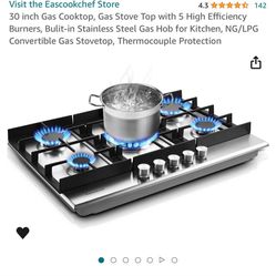 30 in. Gas Cooktop 