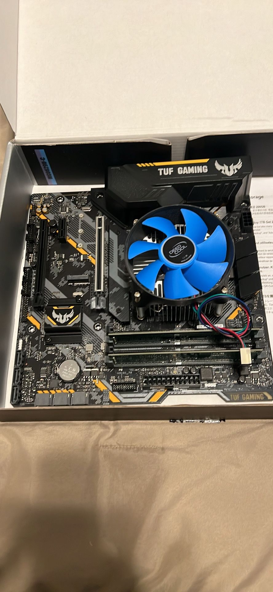 I7 9700f/asus TUF/ram Combo