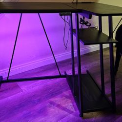 Gaming Desk ~ With LED lights