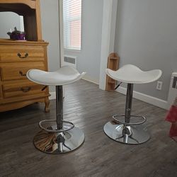 Pair Of adjustable Bar Stools