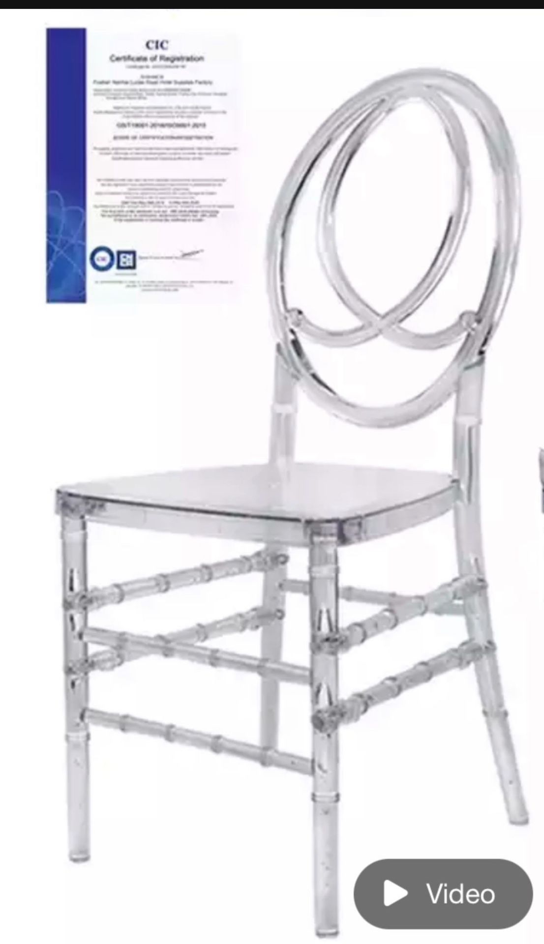 Clear Ghost Chairs Event Space