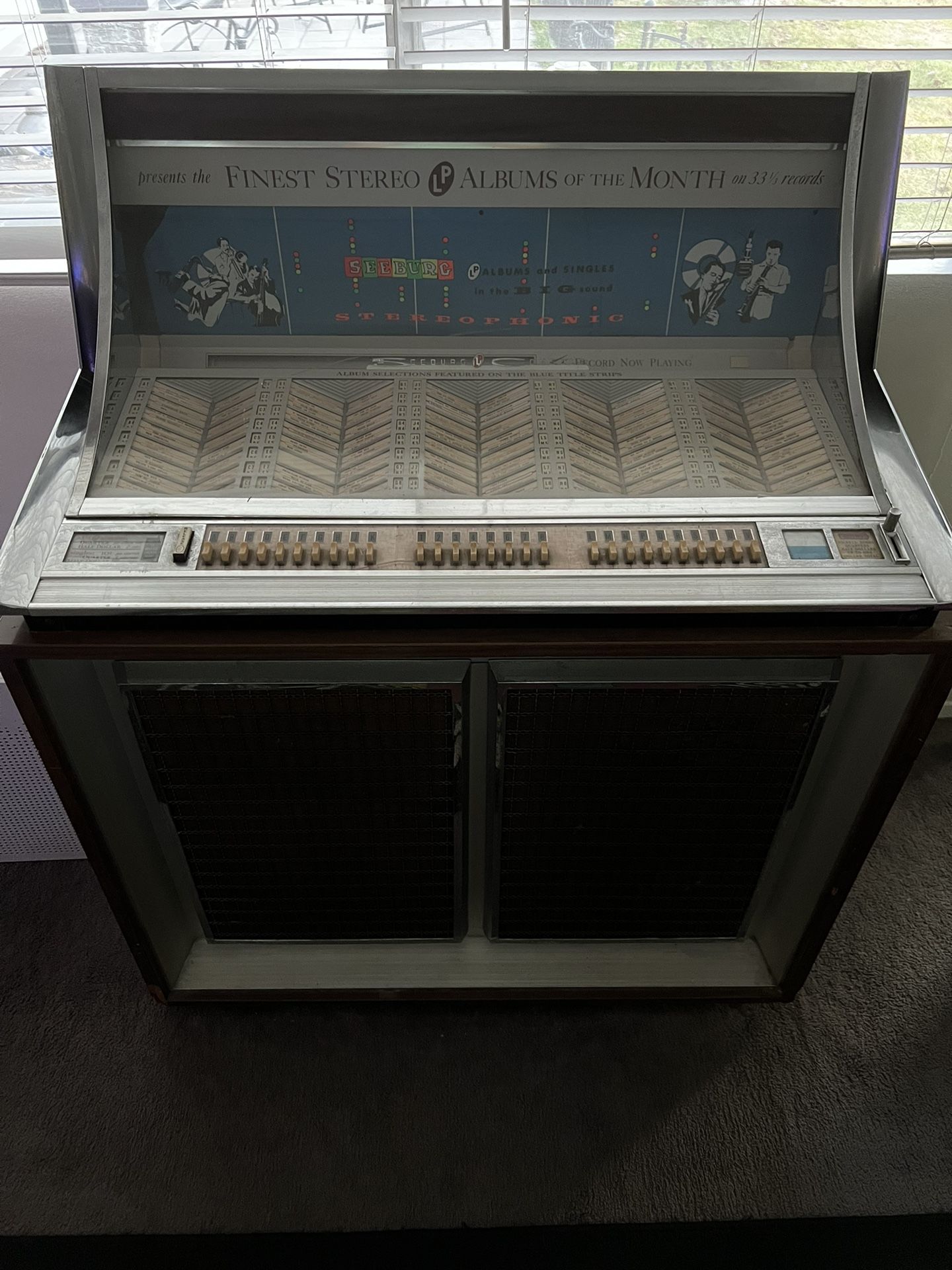 Vintage Seeburg Jukebox 1950s