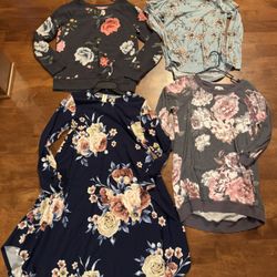 Woman’s Floral Sweatshirt/hoodie Bundle Shipping Avail
