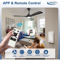 Becoming Fan With Lights And Remote 