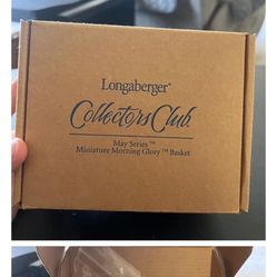 Longaberger Collectors Club 2006 May Series Miniature Morning Glory Basket