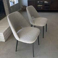 valdez boucle dining chair (set of 2)