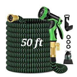 50ft Expandable Garden Water Hose