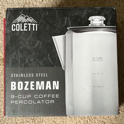 Coletti Bozeman 9 Cup SS Coffee Pot