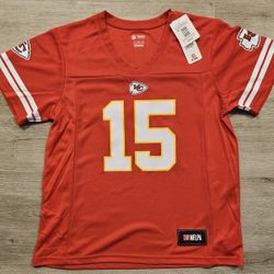 Kansas City Chiefs Official NFL Women's Lrg Mesh Jersey 
