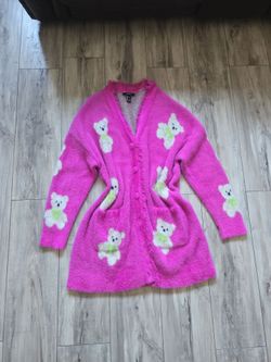 Sweater teddybear size large
