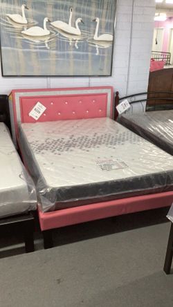 Pink Full Size Bed Frame 