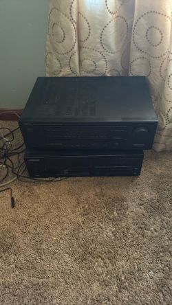 5 disc changer and radio receiver